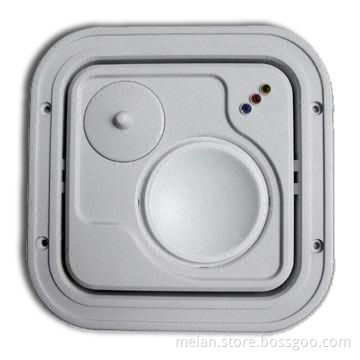 Intelligent Complex Ceiling Mount PIR Detector, Measures 172 x 172 x 60.5mm